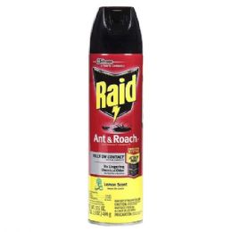 16 Bulk Raid Ant & Roach Spray 17.5oz Lemon