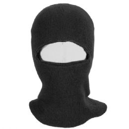 144 Bulk Thermaxxx Winter Face Mask 1 Holes w/ Fleece Lining