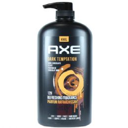 12 Bulk Axe Body Wash Pump (1L) 33.8oz Dark Temptation