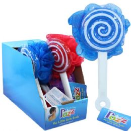 14 Bulk Razz Lollipop Kids Bath Brush