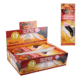 160 Bulk Thermaxxx Air Activated Warmers 1PR Feet L/XL