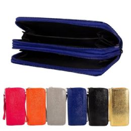 144 Bulk CC Wallet Dual Zipper