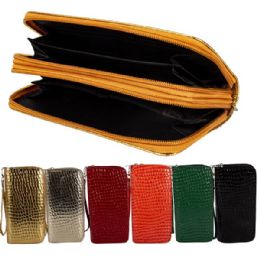 144 Bulk CC Wallet Dual Zipper