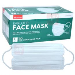 30 Bulk Iris Ohyama White 3PLY Face Mask
