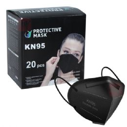 2500 Bulk Face Mask KN95 20pcs Box JiaYing BLACK (5pack bags)