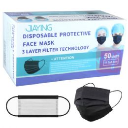 3000 Bulk JiaYang Face Mask Disposable Black