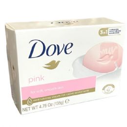 48 Bulk Dove Soap Bar 135g 4.75oz Pink