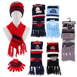 72 Bulk Thermaxxx Winter Set 3PK Junior Boys