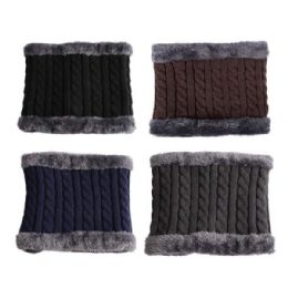 144 Bulk Thermaxxx Winter Neck Warmer Knit Cable
