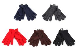 24 Bulk Mens Fleece Gloves