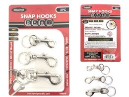 48 Bulk 3-Piece Snap Hooks Set