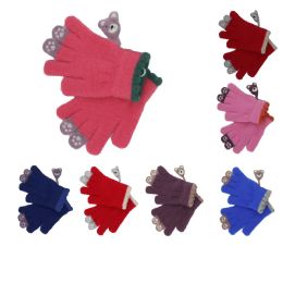 24 Bulk Kids Unisex Winter Gloves