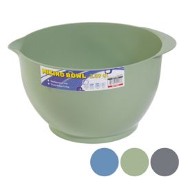 36 Bulk Mixing Bowl 115 Oz 3400ml 3 Assorted Colors Green Blue Gray