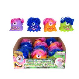 24 Bulk Hair Monster Screaming Sound Toy 4ast 12pc Pdq