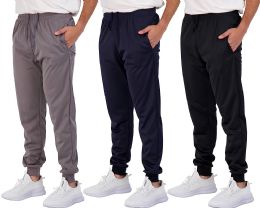 36 Bulk Boys Assorted Color Joggers Size Small