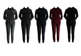 24 Bulk Ladies 2 Piece Fur Lined Set