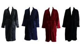 24 Bulk Mens Plush Robes