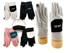 24 Bulk Womens Touchscreen Winter Gloves