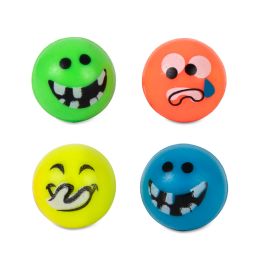 50 Bulk Emoji Elastic Bouncy Balls