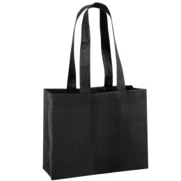 100 Bulk Gift Tote Bag 8 X 10 Black Only