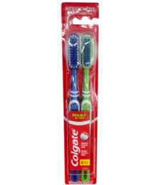 72 Bulk Colgate Toothbrush Double Action 2pc