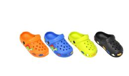 48 Bulk Toddler Boys Dinosaur Garden Shoes