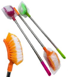 24 Bulk Plastic Brush W Metal Handle