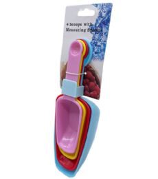144 Bulk 4pc Measuring Scoop And Spoon Set