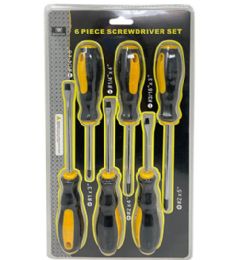12 Bulk 6pc Screwdriver Set