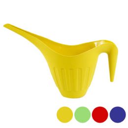 48 Bulk Watering Can Plastic 7in Tall 4 Colors #581-02  gn