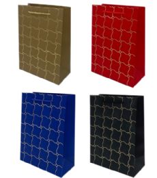 96 Bulk Textured Medium Gift Bag