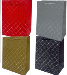 96 Bulk Textured Large Gift Bag