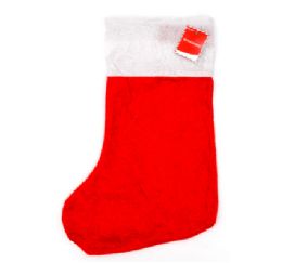 24 Bulk 15 Inch Christmas Felt Stocking