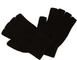 48 Bulk Adult Fingerless Gloves