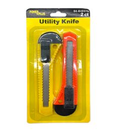 24 Bulk 2 Pc Power Utility Knife