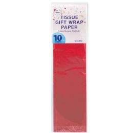 72 Bulk Party Solution Tissue Paper 10 Ct 30 X 20 In Red