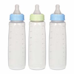 6 Bulk Gerber Baby Bottles 9 Oz Clear