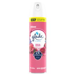 6 Bulk Glade Air Freshener Spray 8.3 Oz Rose & Bloom