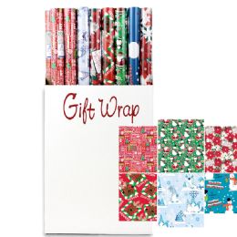 66 Bulk Christmas Gift Wrap 30 Sqft 30 X 12 In Assorted Style #1