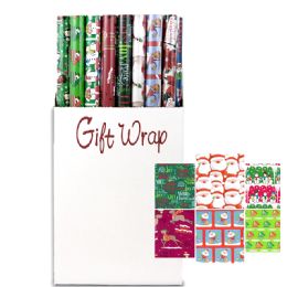 66 Bulk Christmas Gift Wrap 40 Sqft 40 X12in Assorted Style #2