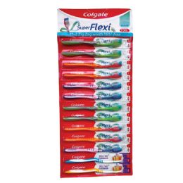 13 Bulk Colgate Toothbrush Super Flexi Medium 13/card