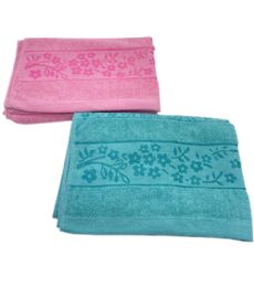 60 Bulk Floral Bath Towel