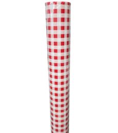 6 Bulk Red And White Checker 25 Yds Table Cloth
