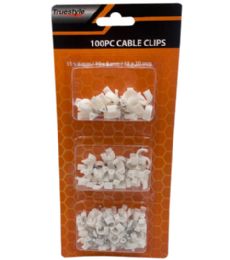48 Bulk 100pc Cable Clips