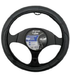 12 Bulk Steering Wheel Cover Performance Grip Black
