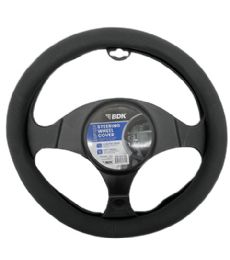 12 Bulk Steering Wheel Cover Performance Grip Black