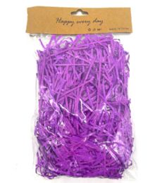 72 Bulk Shreds Paper Glitter Purple 25 Grams