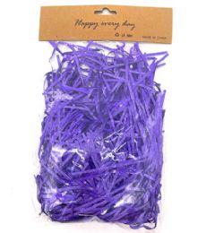 72 Bulk Shreds Paper Glitter Purple 25 Grams