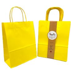 20 Bulk Large Yellow Kraft Bag With Band