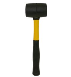 48 Bulk 400g Rubber Mallet Fiber Glass Handle